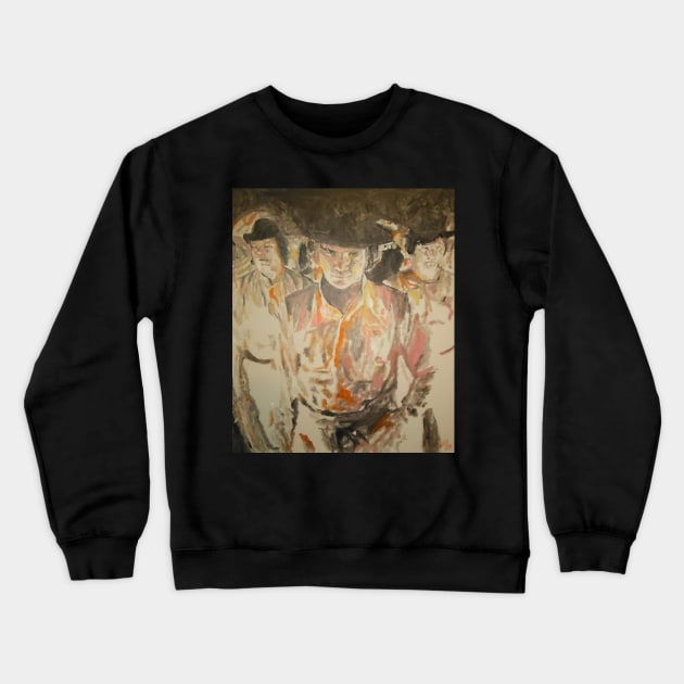 Clockwork orange 01 Crewneck Sweatshirt by Mike Nesloney Art